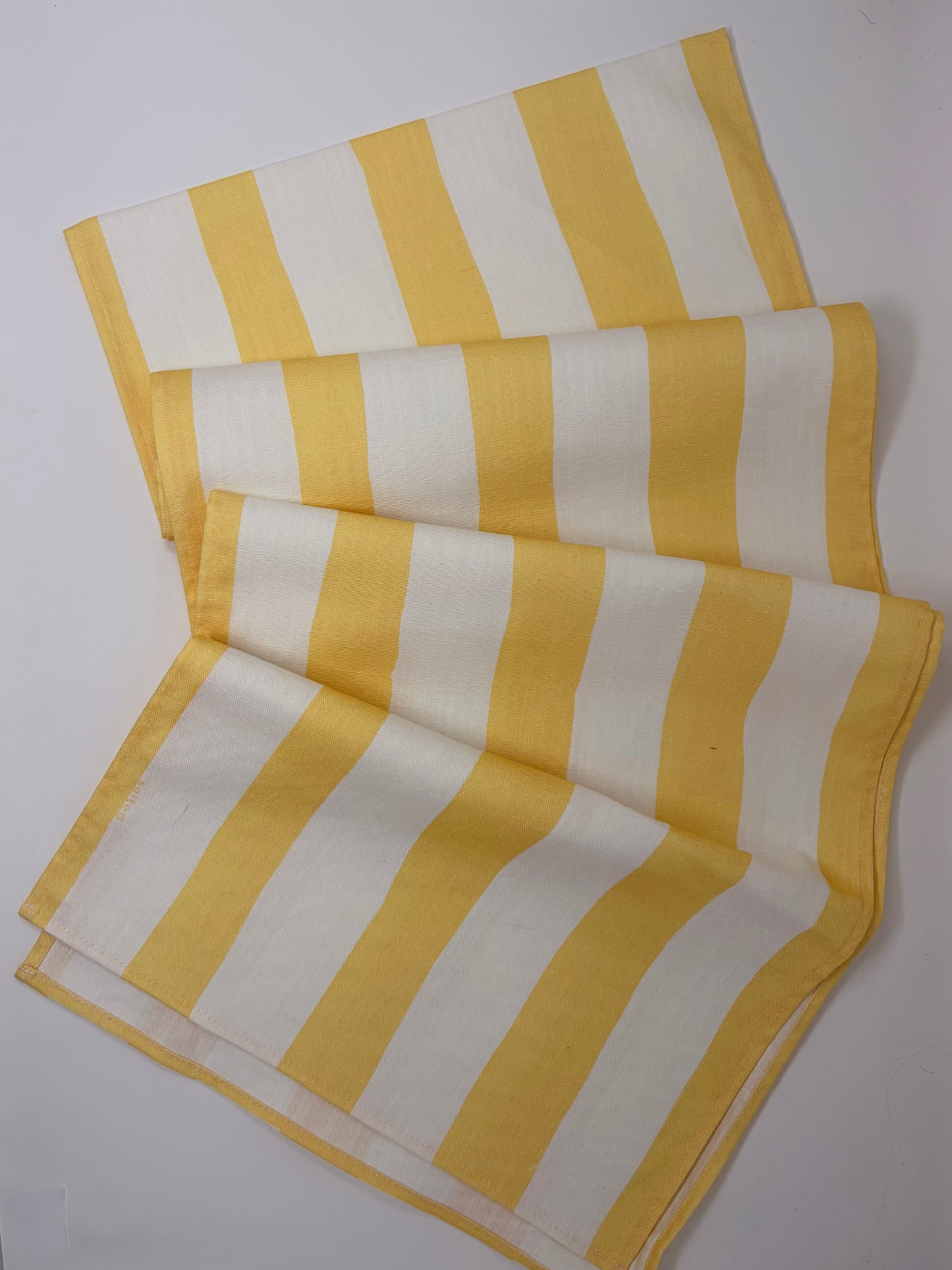 Stripe Table Runner - Yellow