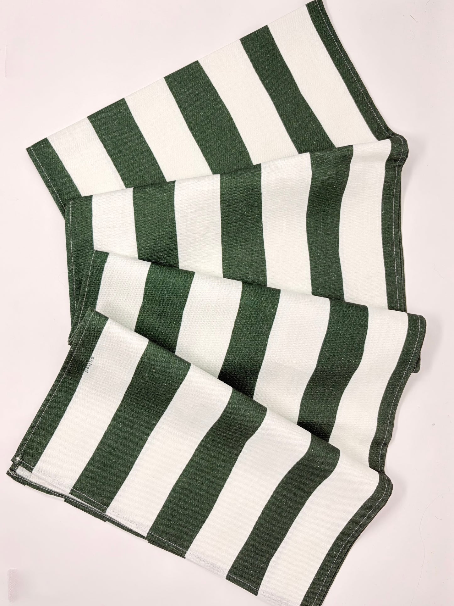 Stripe Table Runner - Green