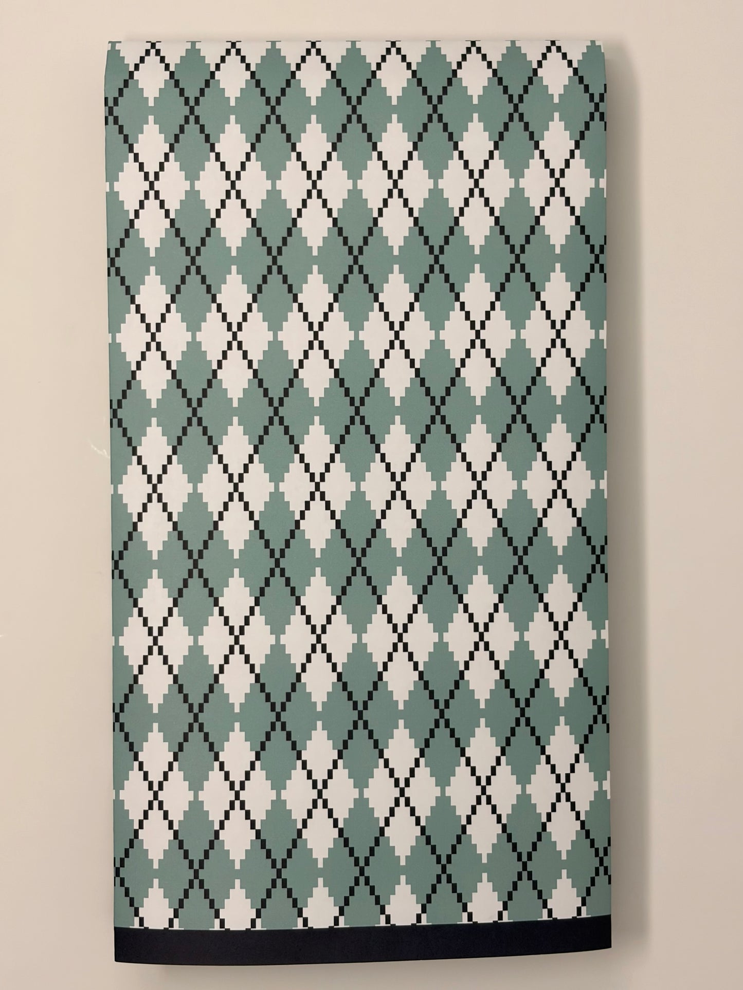 Argyle Hand Towel - Winter Blue