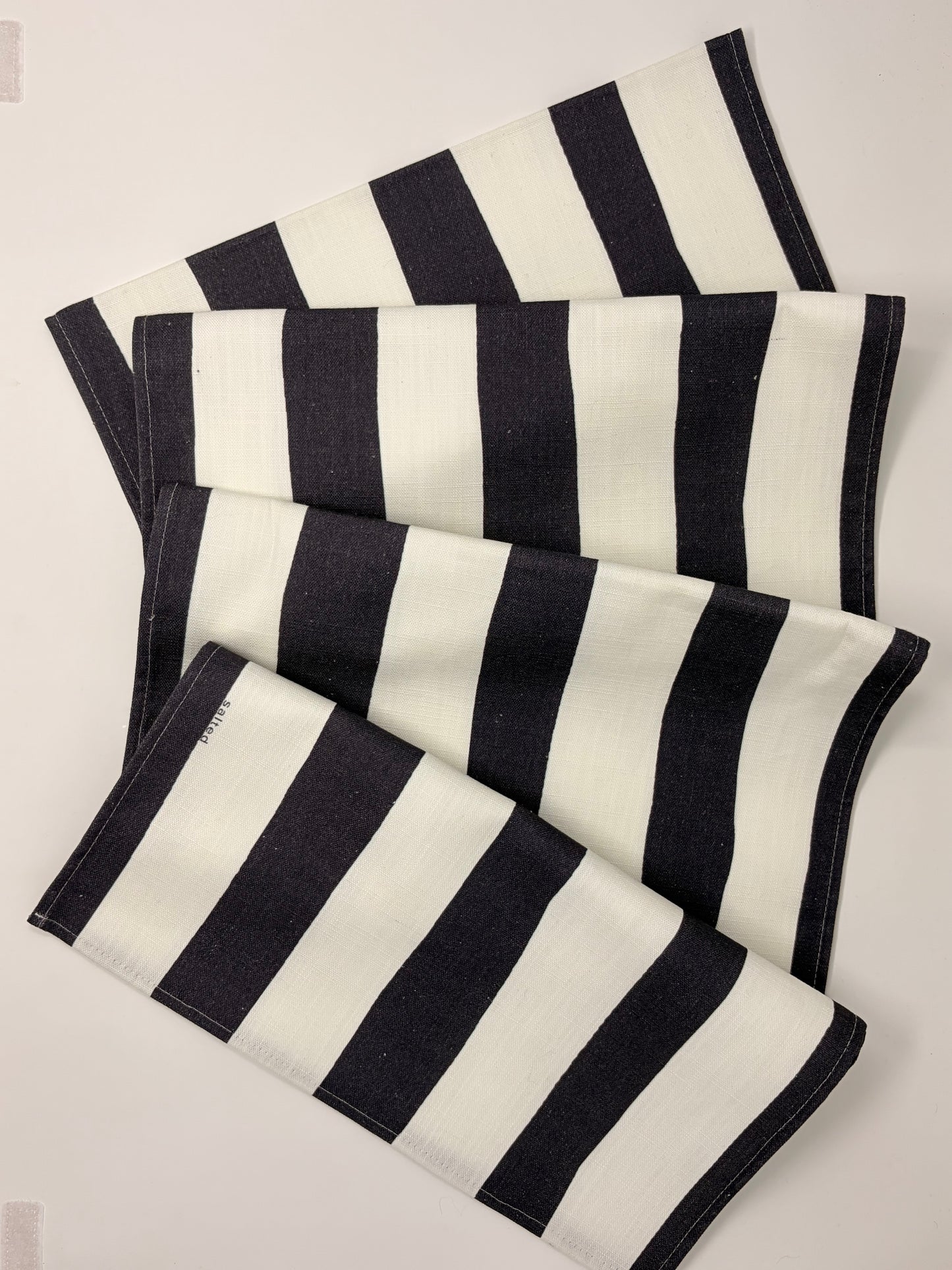 Stripe Table Runner - Navy