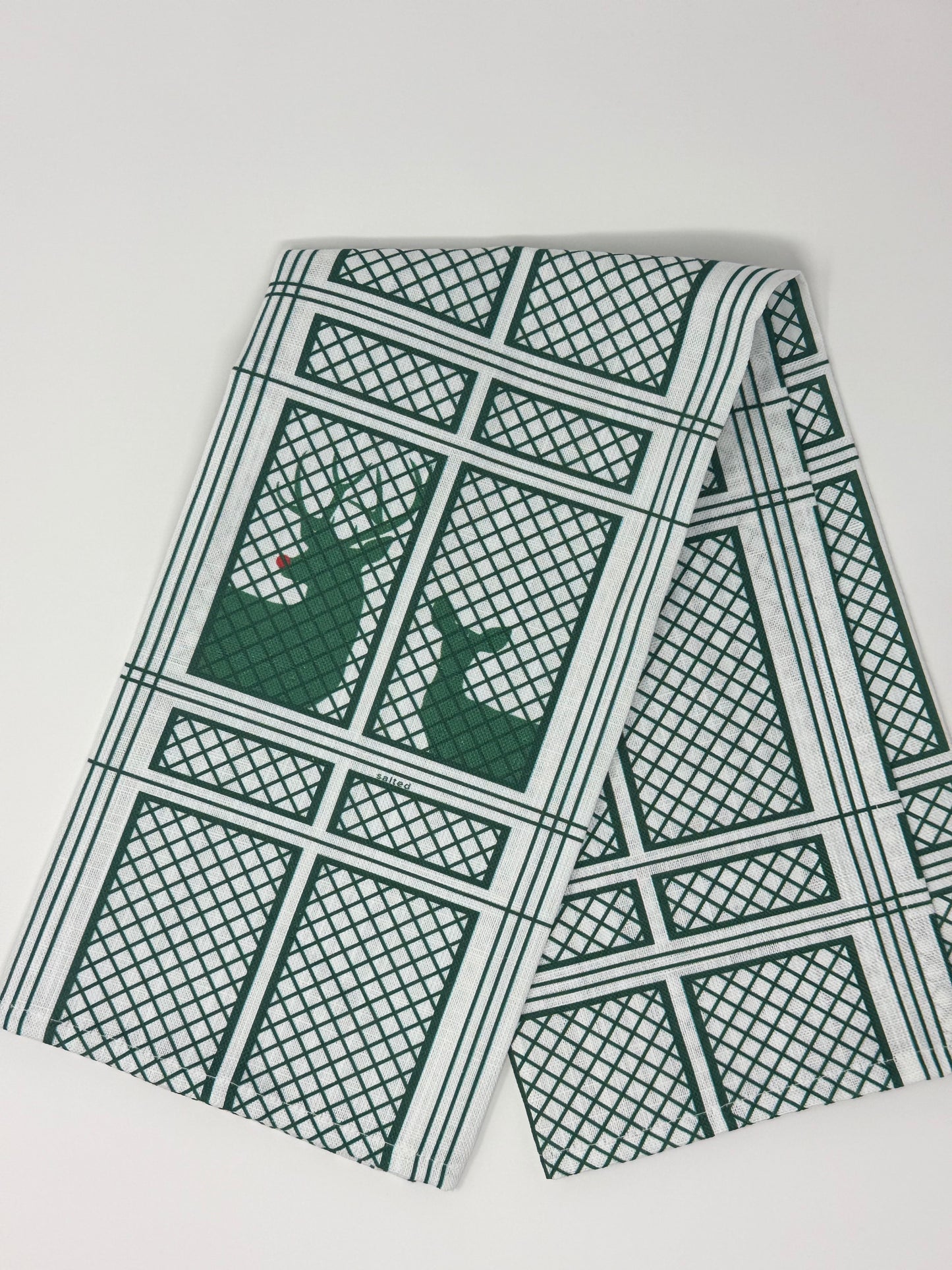 Lattice Deer Hand Towel