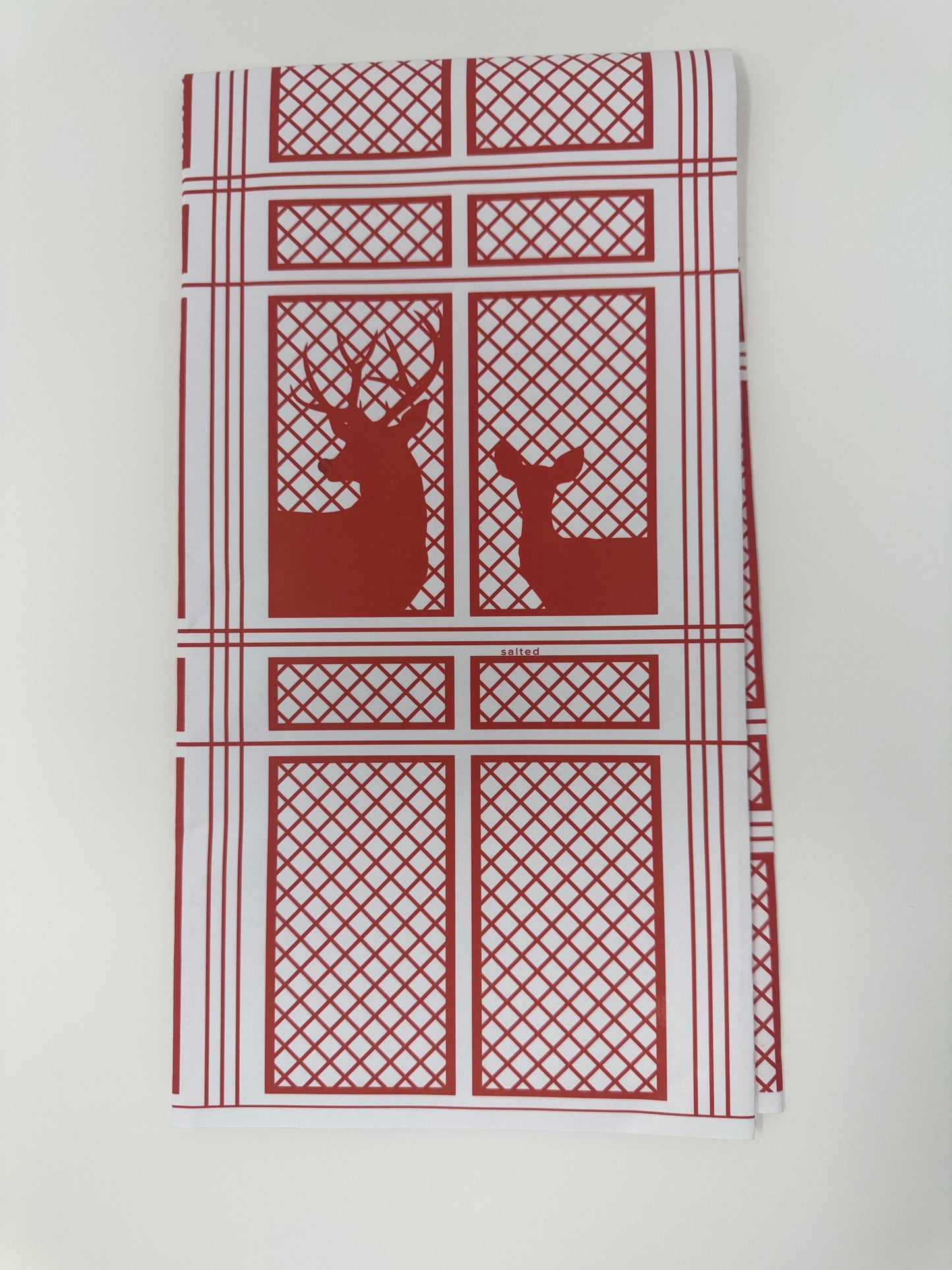 Lattice Deer Hand Towel