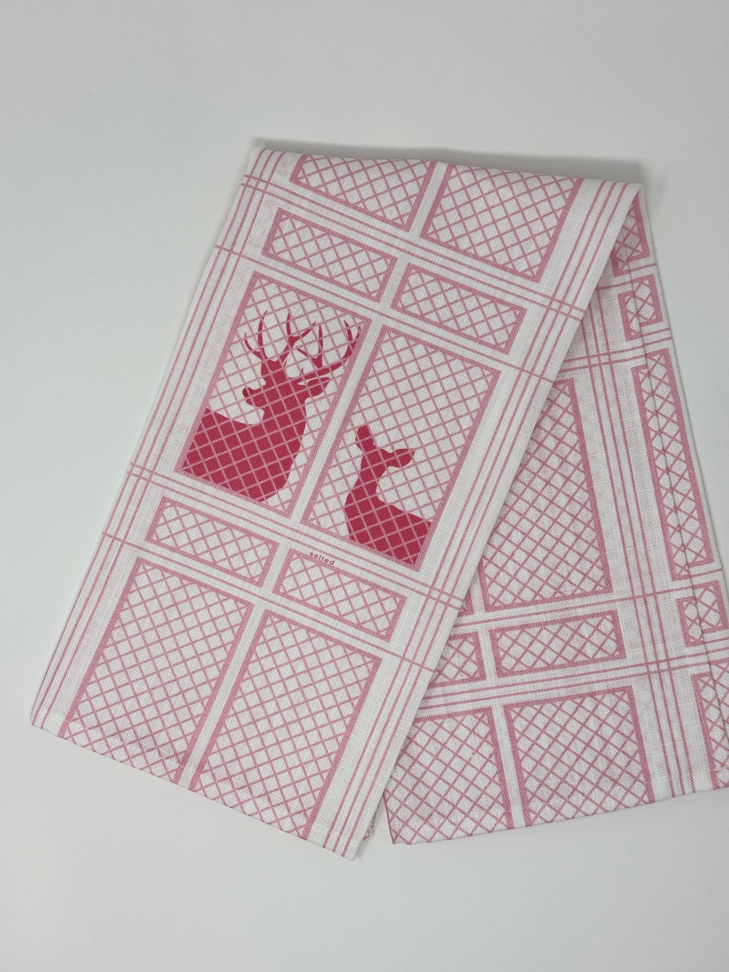 Lattice Deer Hand Towel