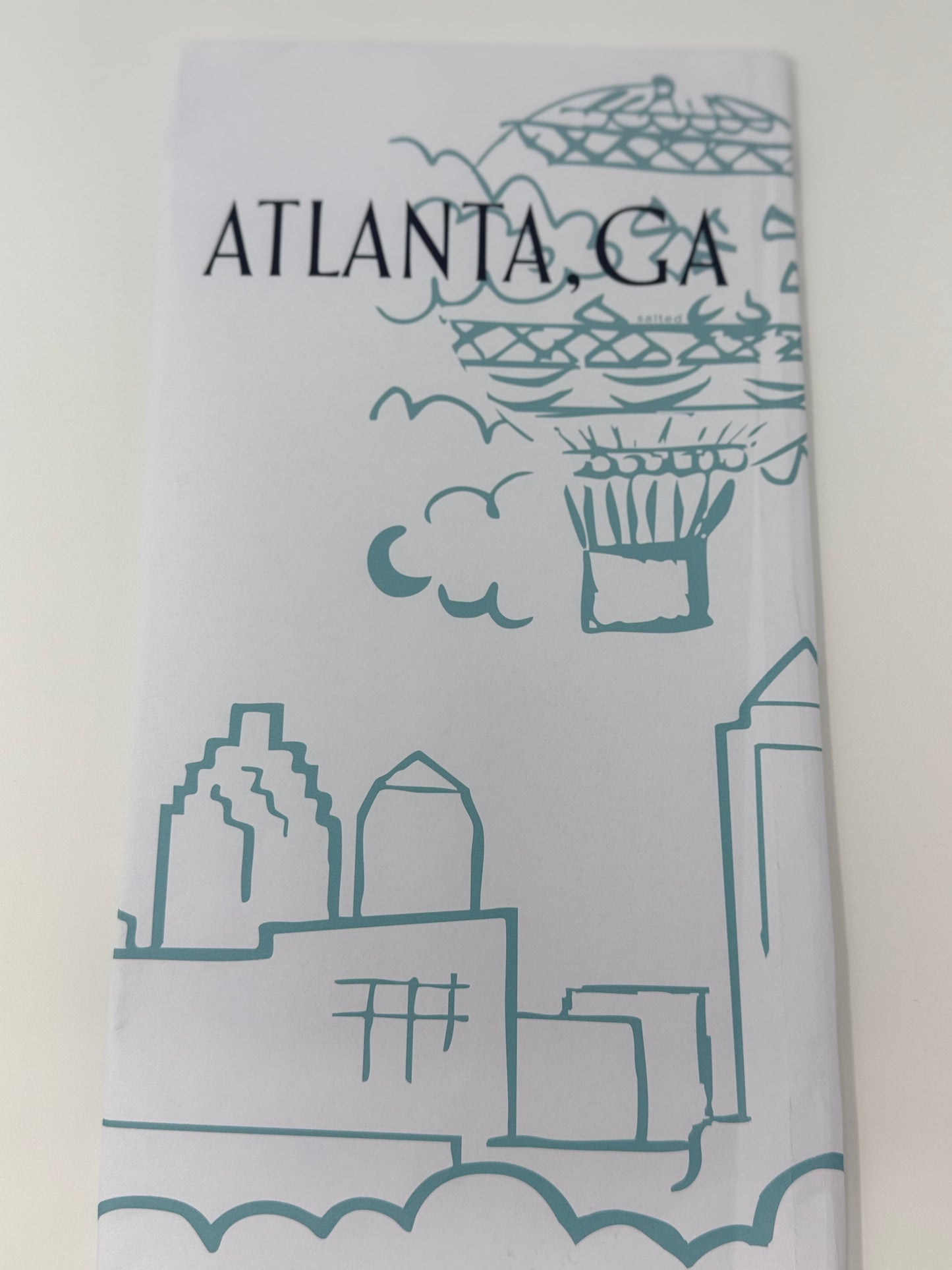 Atlanta Skyline Hand Towel