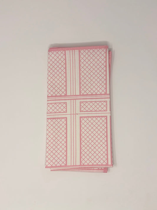 Lattice Napkin - Pink