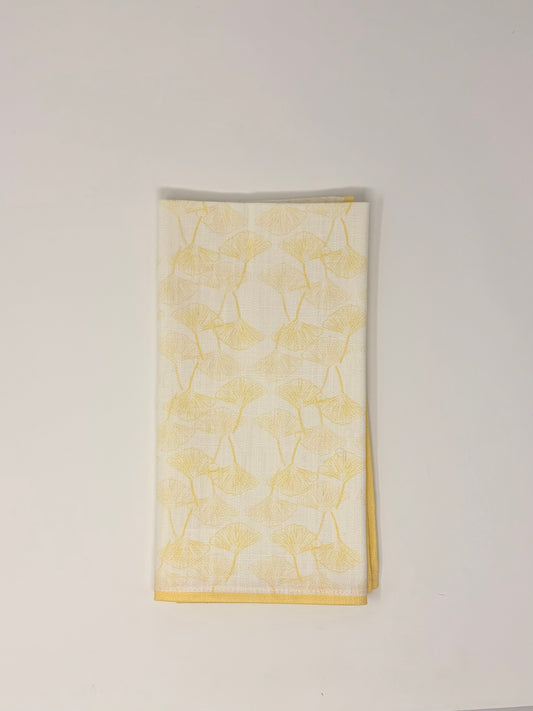 Gingko Napkin - Yellow