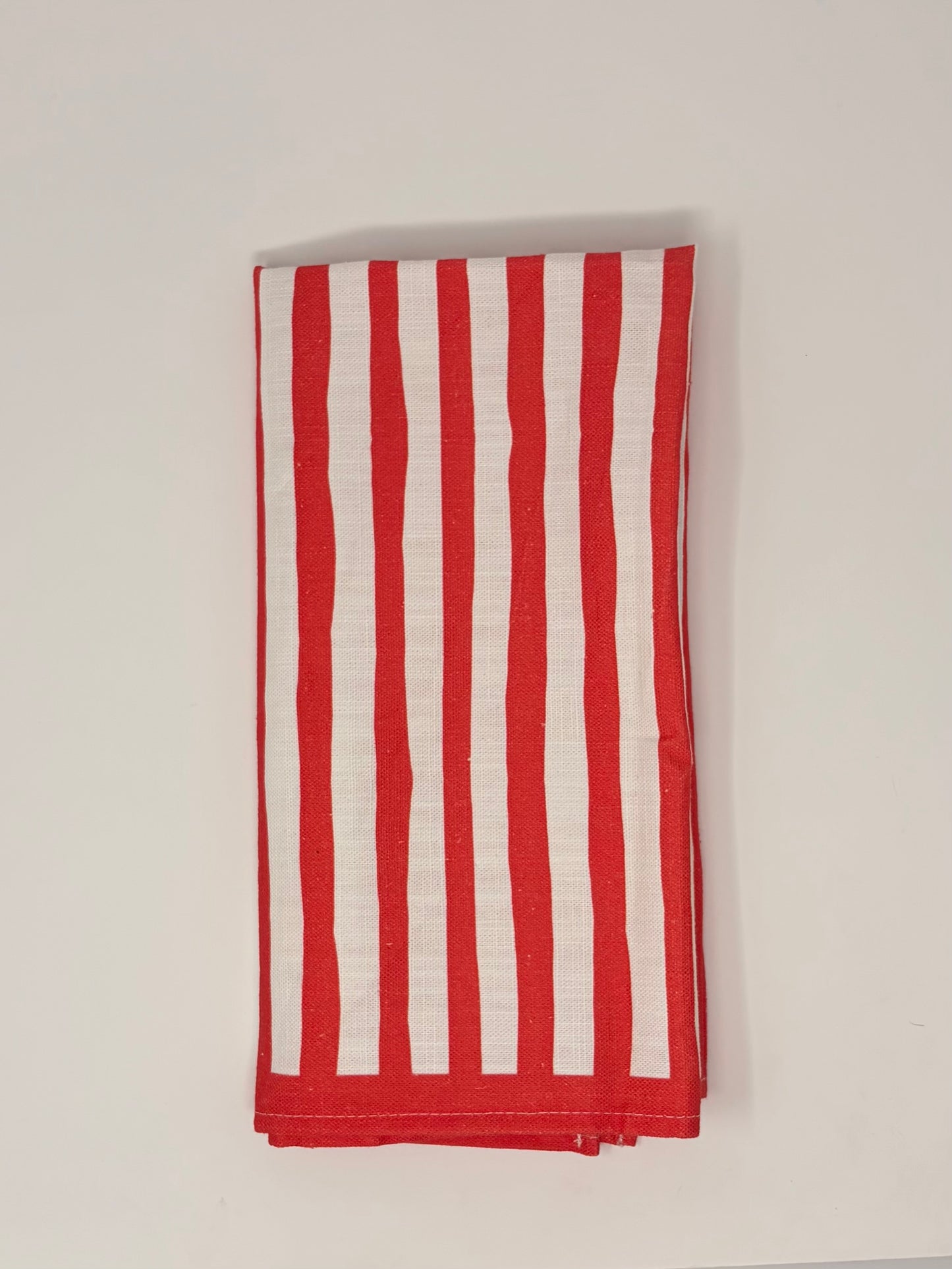 Stripe Napkin - Red
