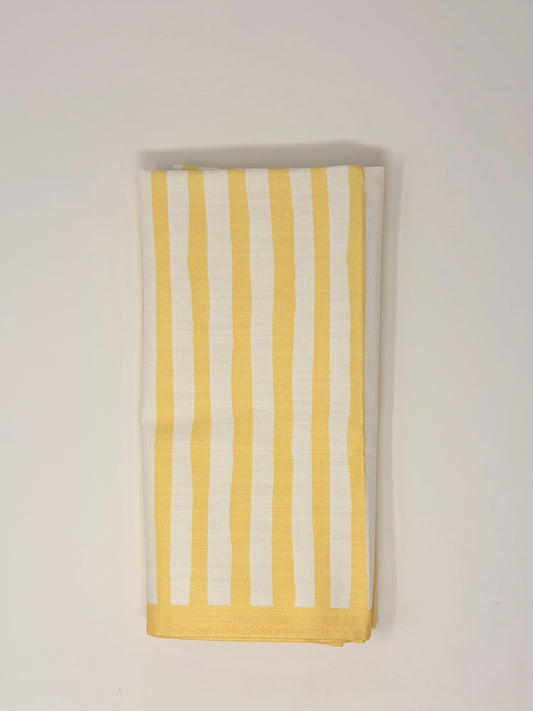Stripe Napkin - Yellow