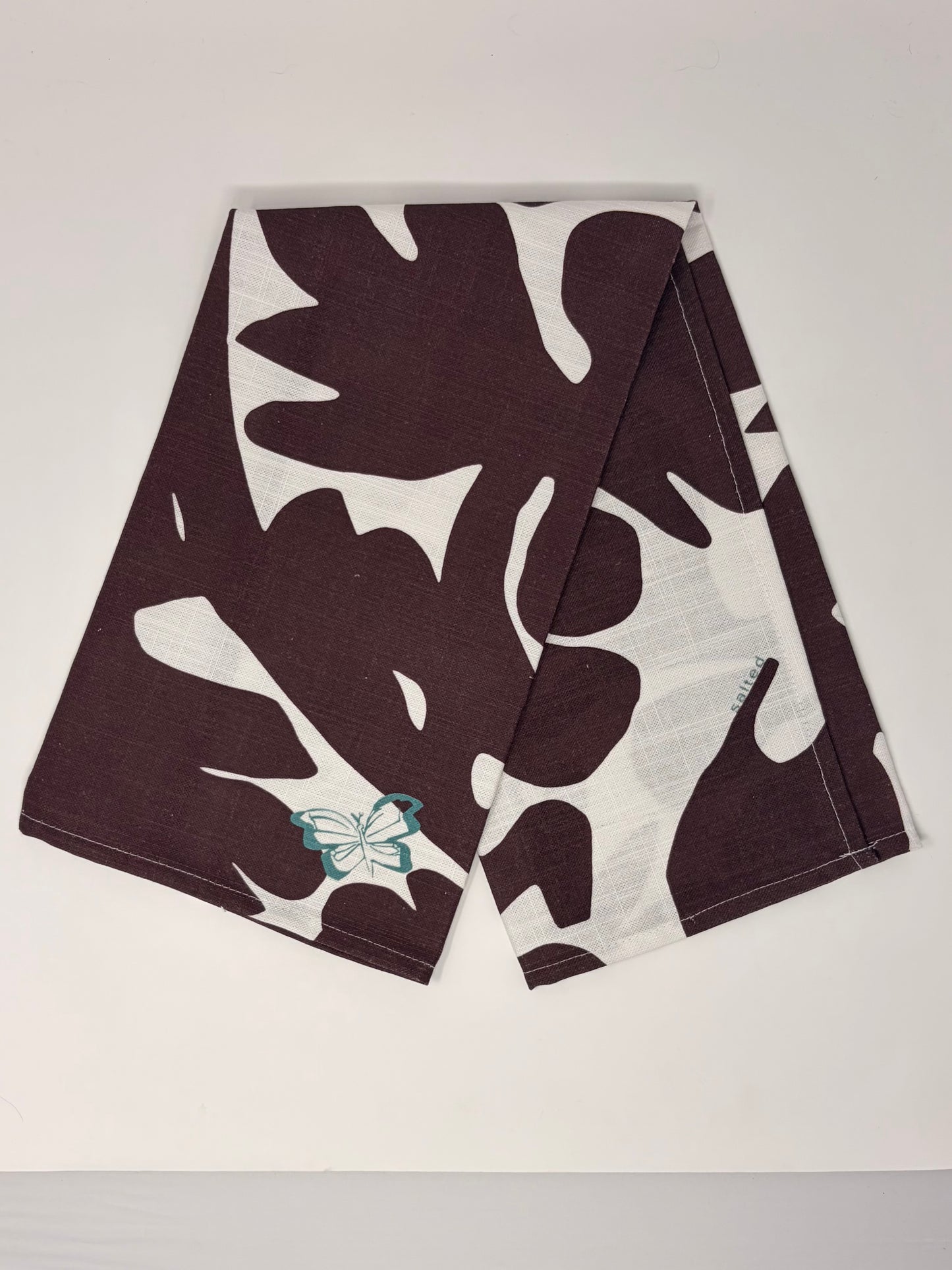 Pash-Mini Hand Towel - Brown