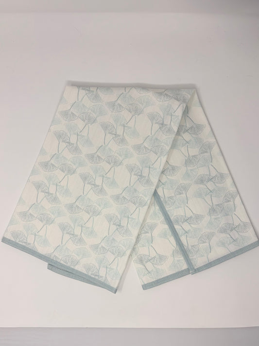 Gingko Hand Towels - Sky