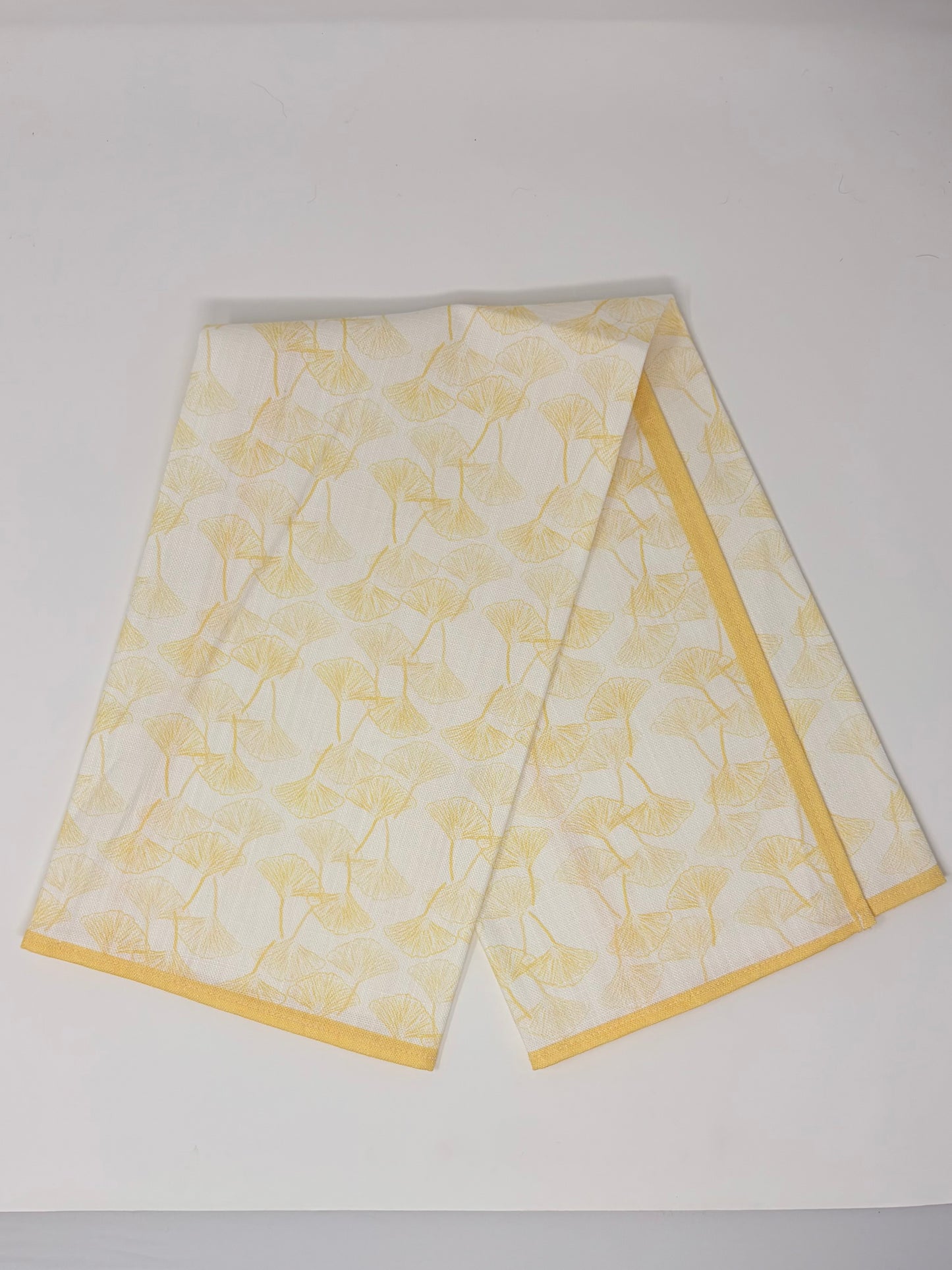 Gingko Hand Towels - Yellow