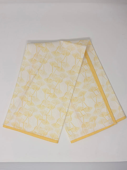 Gingko Hand Towels - Yellow