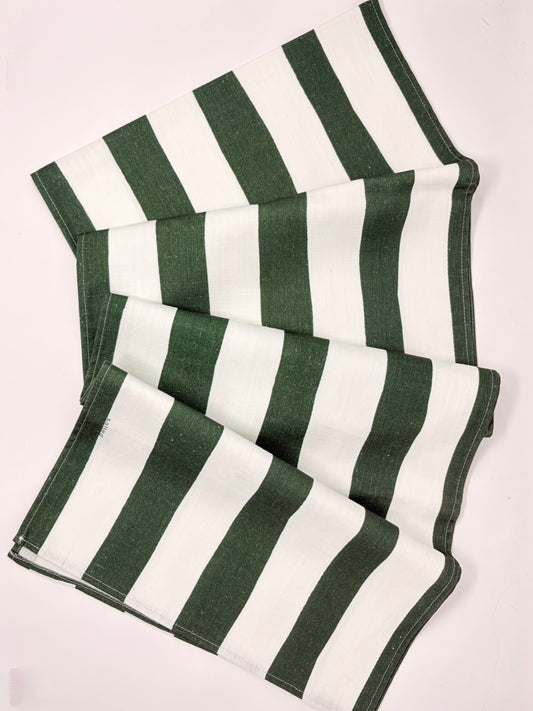 Stripe Table Runner - Green