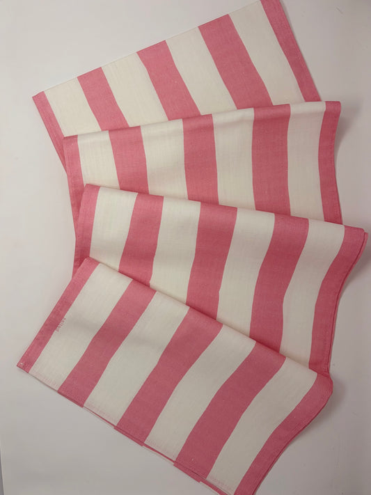 Stripe Table Runner - Pink