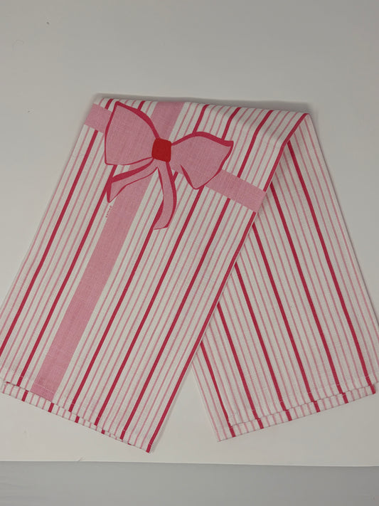 Bow Stripes - Pink