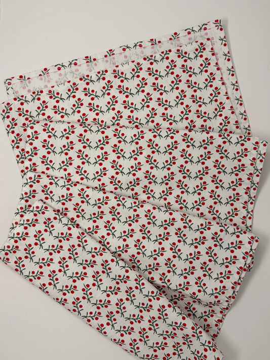 Red Garland Table Runner