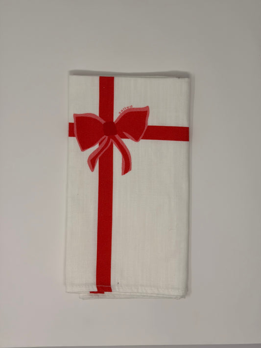 Bow Napkin - Red