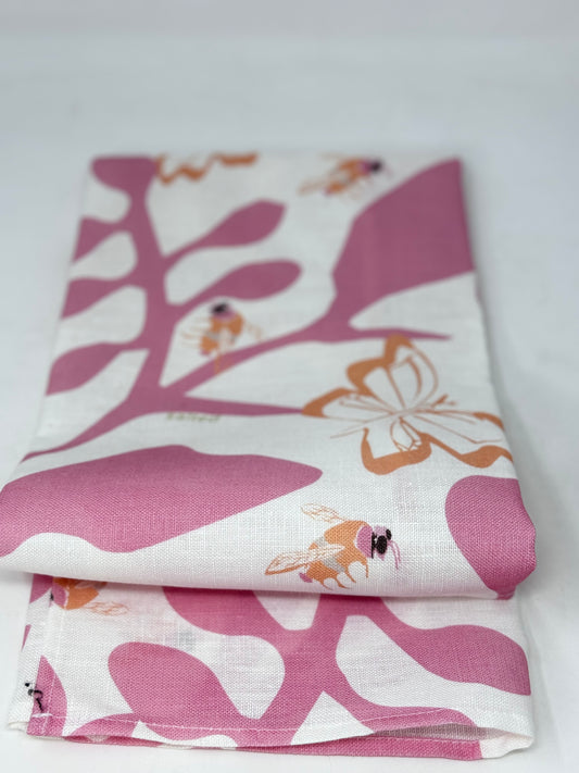 New Harbor Tea Towels -Pink