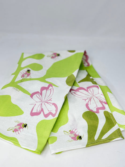 New Harbor Tea Towel - Grass