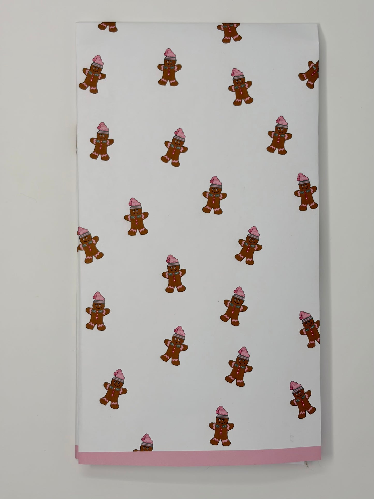 Gingerbread Hand Towel - Pink