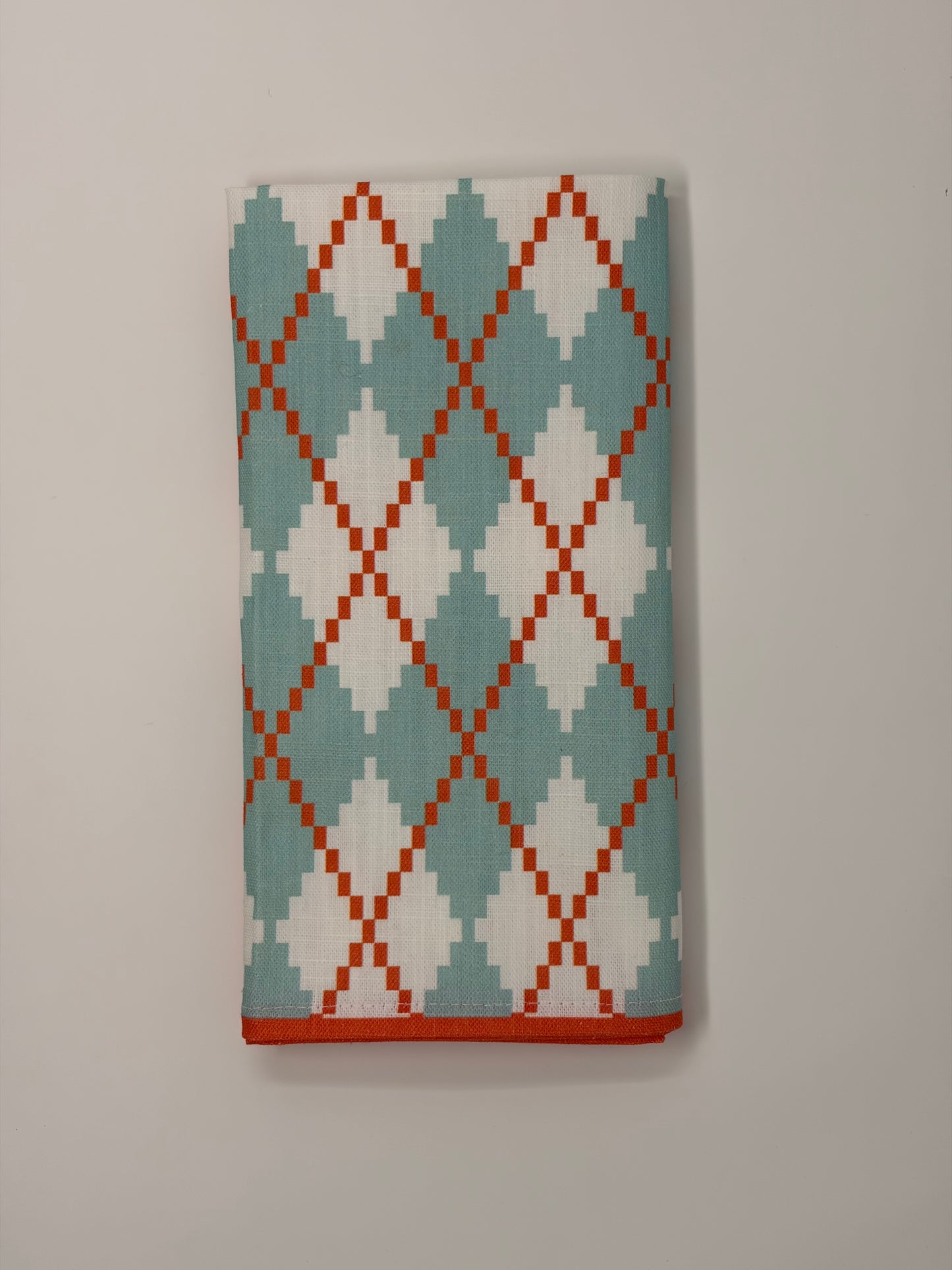 Argyle Napkin - Sky
