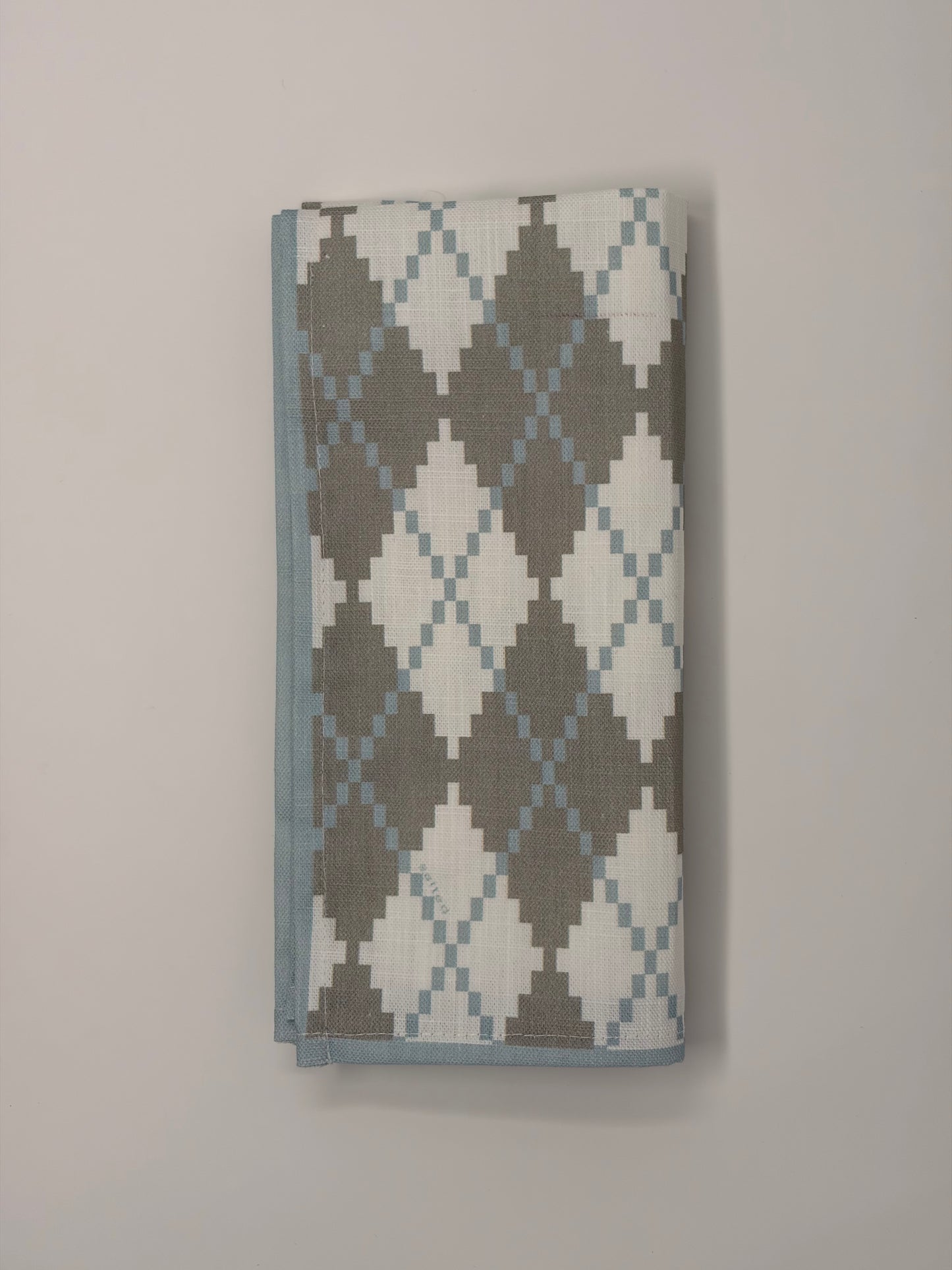 Argyle Napkin - Skipping Stone