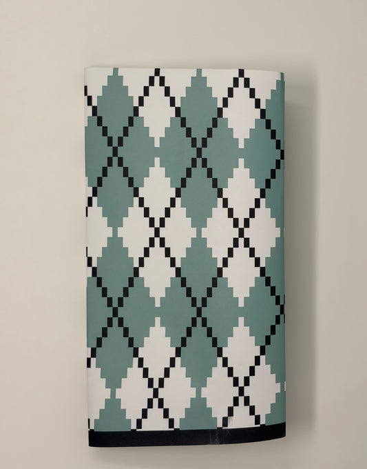 Argyle Napkin - Winter Blue
