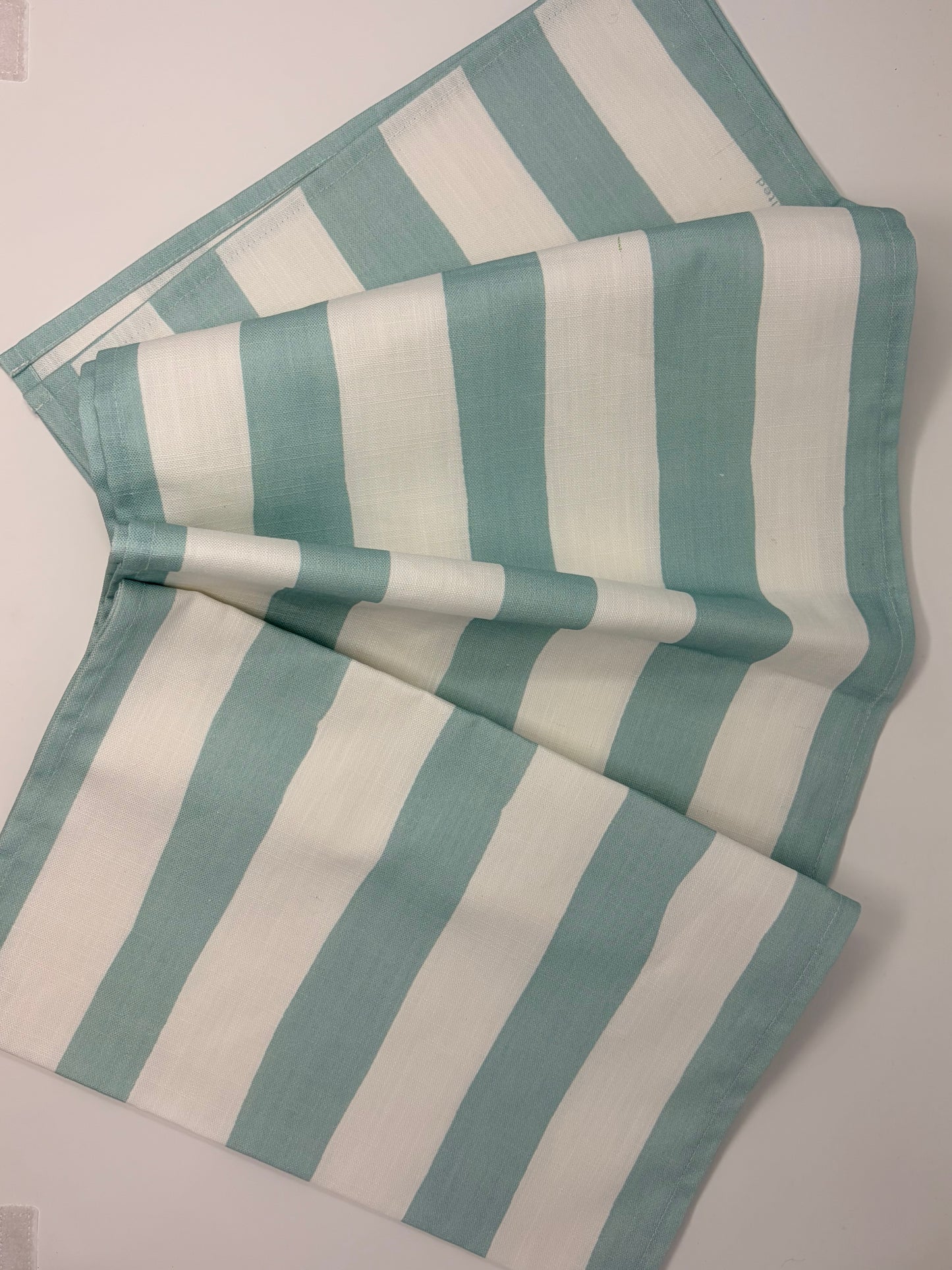 Stripe Table Runner - Sky