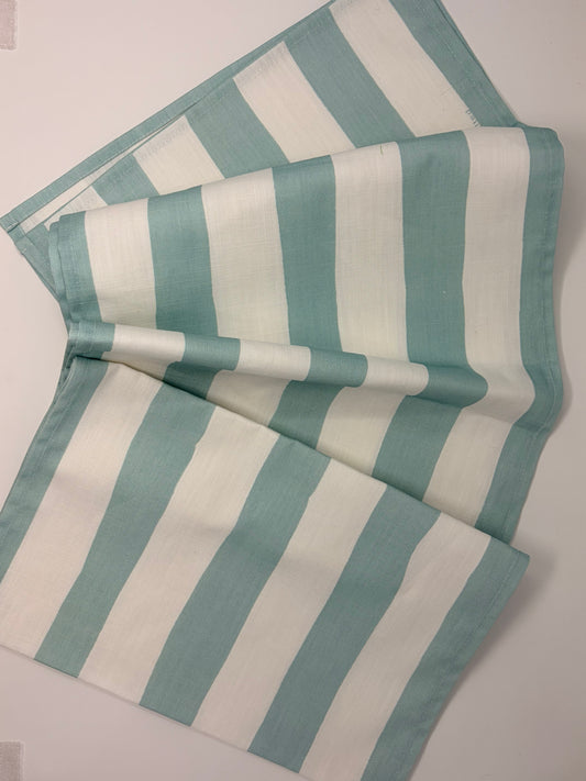 Stripe Table Runner - Sky
