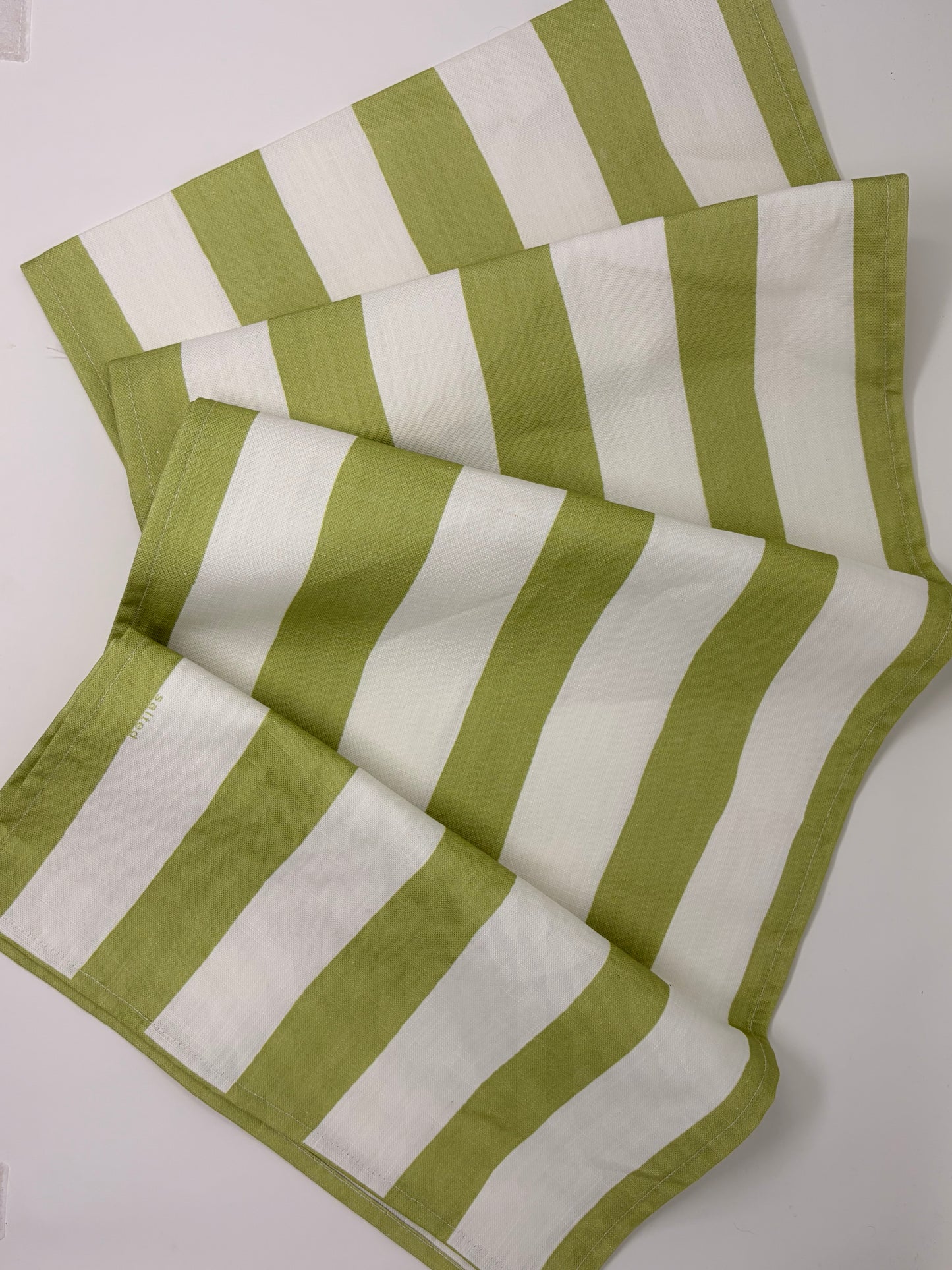 Stripe Table Runner - Grass