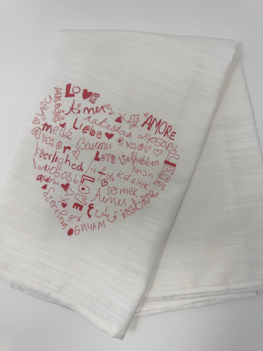 Love Language Hand Towel