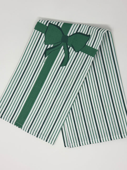 Bow Stripes Hand Towel